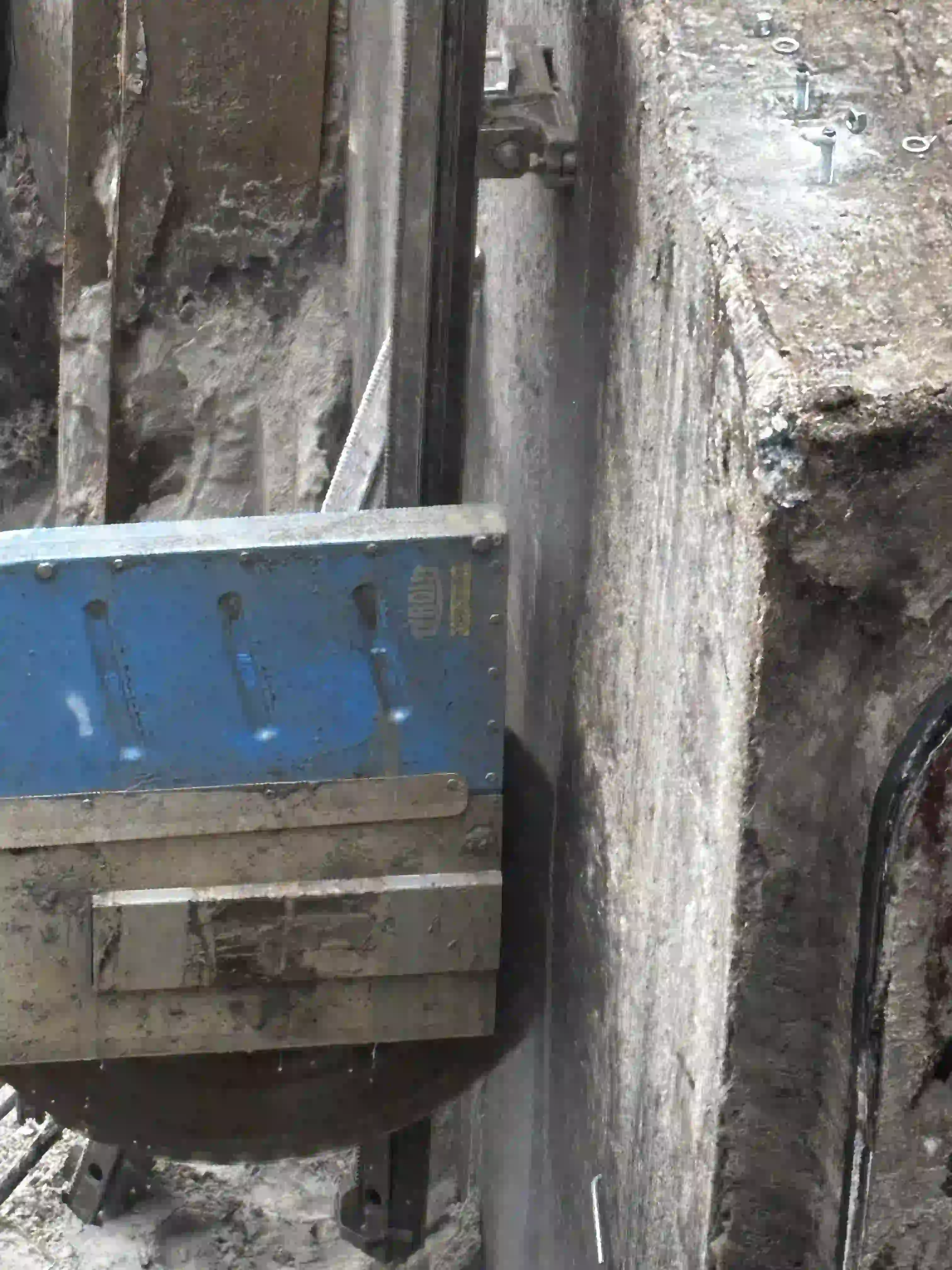 Schnittfuge Detailaufnahme